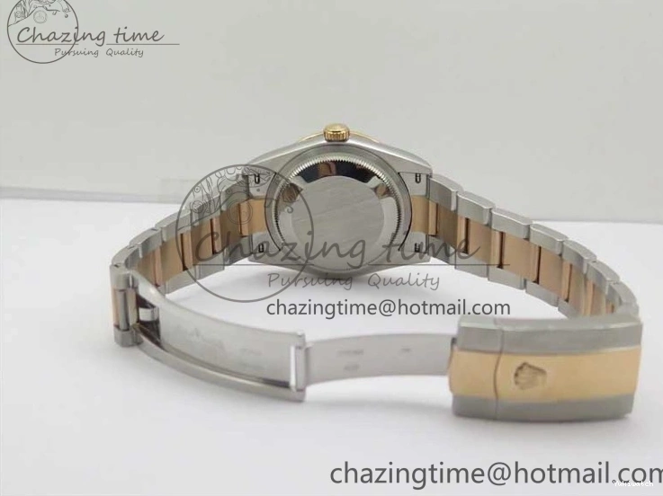 RG BP Best Dial Maker Edition 1:1 Gray Oyster on DateJust SS Roman Bracelet 126201 36 0224